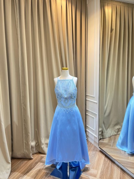 Gaun sewa CELRA.id Blue 07, warna biru muda