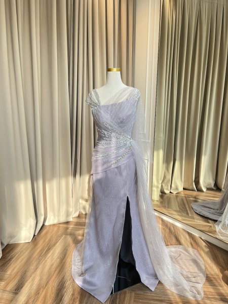 Gaun sewa CELRA.id Lilac 03, warna lilac